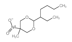 1,3-Dioxane,2-(1-ethylpentyl)-5-methyl-5-nitro-结构式