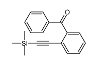 phenyl-[2-(2-trimethylsilylethynyl)phenyl]methanone结构式