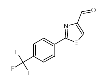 2-(4-(三氟甲基)苯基)噻唑-4-甲醛结构式
