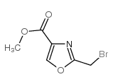 甲基2-(溴甲基)噁唑-4-甲酸酯结构式