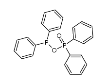 diphenylphosphinic-diphenylphosphinous anhydride Structure