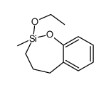 2-ethoxy-2-methyl-4,5-dihydro-3H-1,2-benzoxasilepine结构式
