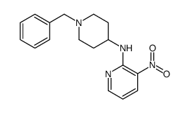 N-(1-Benzylpiperidin-4-yl)-3-nitropyridin-2-amine结构式