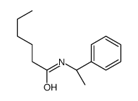 N-[(1R)-1-phenylethyl]hexanamide结构式
