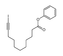 phenyl 11-iodoundec-10-ynoate结构式