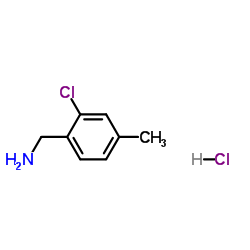 (2-Chloro-4-methylphenyl)methanamine hydrochloride Structure