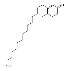 3-(14-hydroxytetradecyl)-4-methylcyclohex-2-en-1-one结构式