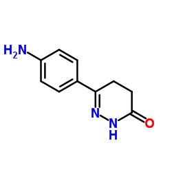 6-(4-Aminophenyl)-4,5-dihydro-3(2H)-pyridazinone结构式