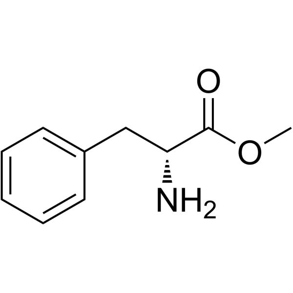 D-Phenylalanine, methylester Structure