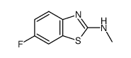 2-Benzothiazolamine,6-fluoro-N-methyl-(9CI)结构式