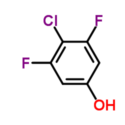 3,5-二氟-4-氯苯酚结构式