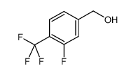 (3-FLUORO-4-(TRIFLUOROMETHYL)PHENYL)METHANOL Structure