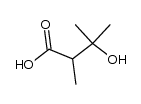 (R,S)-hydroxy-2,3-dimethylbutansaeure结构式