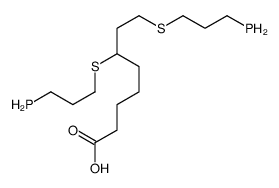 6,8-bis(3-phosphanylpropylsulfanyl)octanoic acid结构式