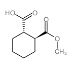 反式-2-(甲氧羰基)环己烷羧酸结构式