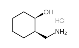 cis-2-Aminomethyl-1-cyclohexanol hydrochloride Structure