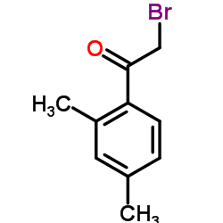 2-溴-1-(2,4-二甲基苯基)乙酮结构式