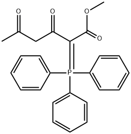 3,5-Dioxo-2-(triphenylphosphoranylidene)hexanoic acid methyl ester结构式
