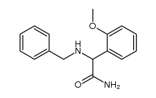 2-(benzylamino)-2-(2-methoxyphenyl)acetamide Structure
