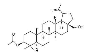 Betulin-3-acetate结构式