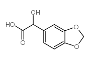 3,4-(亚甲二氧基)苦杏仁酸结构式