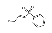 (E)-3-bromo-1-phenylsulfonylprop-1-ene结构式