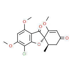 dl-Griseofulvin structure