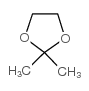 2,2-二甲基-1,3-二氧环戊烷结构式