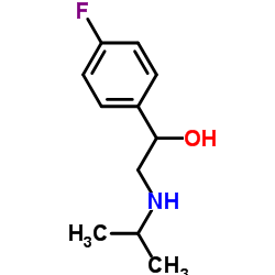 1-(4-FLUORO-PHENYL)-2-ISOPROPYLAMINO-ETHANOL Structure