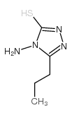 4-AMINO-5-PROPYL-4H-1,2,4-TRIAZOLE-3-THIOL结构式