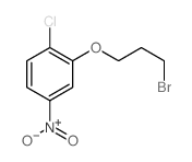 Benzene,2-(3-bromopropoxy)-1-chloro-4-nitro- Structure