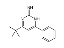 4-tert-butyl-6-phenylpyrimidin-2-amine Structure