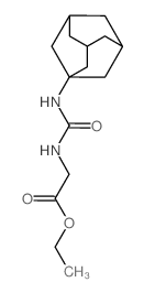 ethyl 2-(2-adamantylcarbamoylamino)acetate结构式