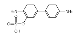 [2-amino-5-(4-aminophenyl)phenyl] hydrogen sulfate Structure