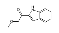 1-(1H-indol-2-yl)-2-methoxyethanone结构式