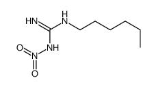 2-hexyl-1-nitroguanidine结构式