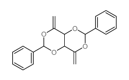 2,7-dimethylidene-4,9-diphenyl-3,5,8,10-tetraoxabicyclo[4.4.0]decane结构式