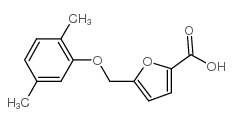 5-(2,5-二甲基苯氧基甲基)呋喃-2-羧酸结构式