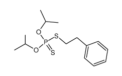 dithiophosphoric acid O,O'-diisopropyl ester-S-phenethyl ester结构式