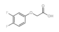 2-(3,4-difluorophenoxy)acetic acid结构式