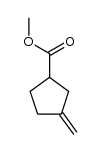 Cyclopentanecarboxylic acid, 3-methylene-, methyl ester (9CI)结构式