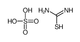 sulfuric acid,thiourea Structure