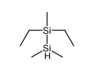 dimethylsilyl-diethyl-methylsilane Structure