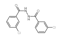 3-chloro-N-(3-chlorobenzoyl)benzohydrazide结构式