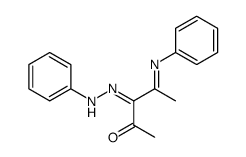 1-Methyl-2-acetyl-glyoxal-anil-(1)-phenylhydrazon-(2) Structure