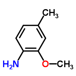 2-甲氧基-4-甲基苯胺结构式