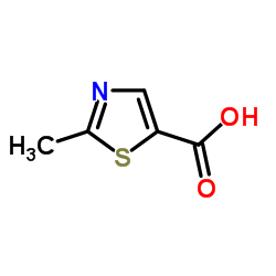 2-甲基-1,3噻唑-5-羧酸结构式