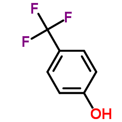 4-(三氟甲基)苯酚结构式