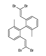 1-(2,2-dibromoethenyl)-2-[2-(2,2-dibromoethenyl)-6-methylphenyl]-3-methylbenzene Structure