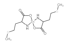 Zinc, bis(L-methioninato-N,O)-, (T-4)- Structure